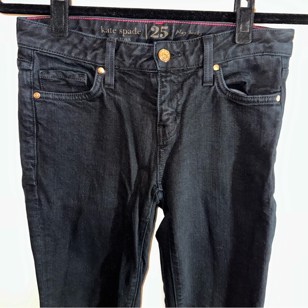Kate Spade black skinny jeans - play hooky perry street 25 - Picture 4 of 8